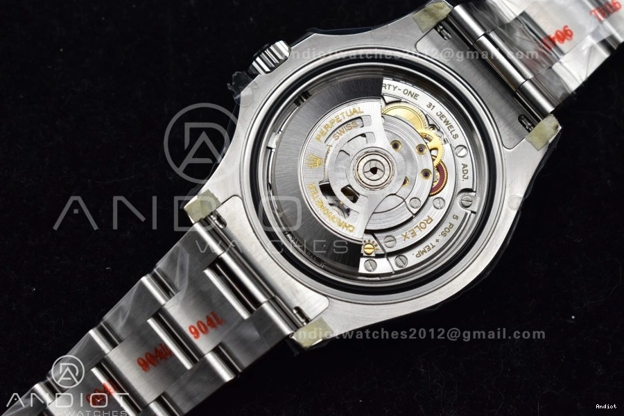 VR3235 on Edition Yacht-Master Bracelet 904L 126622 Clean SS Blue Best 1:1 Dial Steel 0307